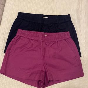 JCrew Shorts *new with tags* two pack Size 2